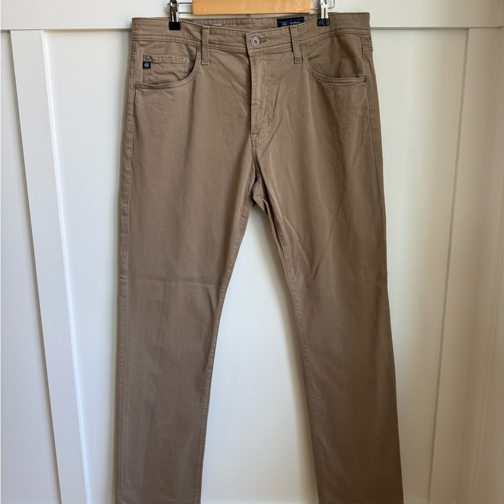 Men’s AG Everett Slim Straight Chinos | Khaki
